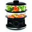 Пароварка Tefal Convenient 900 Вт чорна (VC140131) - мініатюра 2