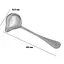 Ополоник для соусу з носиком із нержавіючої сталі 23 см, Kitchen Master Сірий 86925 - мініатюра 4