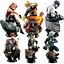 Набір Наруто у вигляді шахових фігур 6 шт Naruto Shippuden 10.0 cм NА 22.90 - мініатюра 1