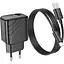 Комплект зарядного устройства Hoco CS21A Single port 1USB 18W 5V/3A 9V/2A Quick Charge 3.0 USB /Type-C 1м Black - миниатюра 7