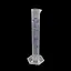 Мірний циліндр пластиковий колба градуйований стакан для спиртометра та виноміра 50 мл Прозорий 87376 - мініатюра 2