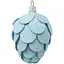Набор новогодних украшений на елку Dashuri Шишка Кедр 6 штук 7x9 см, голубой 15556607 - миниатюра 1
