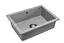 Гранітне кухонне миття Rea Nels grey granit ZLE-00118, Сірий - мініатюра 2