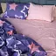 Простыня MirSon Сатин 22-1375 Violet Stars 180x220 см (2200010475555) - миниатюра 1