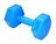 Гантель композитна PowerPlay 4124 Hercules 3 кг Синя 1 шт (PP_4124_3kg) - мініатюра 2