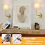 Беспроводной настенный светильник PASSICA DECOR 2 шт. батарейным питанием с дистанционным управлением - миниатюра 5