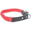 Ошейник для собак Zoo-hunt капроновый ок 2,0 см 30-38 см коса красный - миниатюра 1