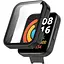 Чехол-накладка DK CDK Пластик Soft-Touch Glass Full Cover для Xiaomi Poco Watch (013581) (black) - миниатюра 1