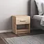 Тумба приліжкова Vays, в спальню M-48 Дуб Сонома - мініатюра 1