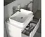 Тумба підлогова Sanwerk Ера 60 Білий з Топ панеллю та умивальником Rapid 50x35 (MV0000902) Білий - мініатюра 6