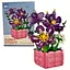 Конструктор Flower Studio Фіалки у вазі на 583 деталі (9113A) - мініатюра 1