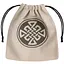 Мішечок для кубиків Q-Workshop Celtic Beige & black Dice Bag (BCEL101) - мініатюра 1