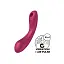 Вакуумний стимулятор клітора з вібрацією Satisfyer Curvy Trinity 1 бордовий - мініатюра 8