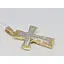 Золотий хрестик Столична Ювелірна Фабрика. Розп'яття Христа. 501041ж - мініатюра 3