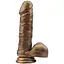 Фаллоимитатор Dark Muscle Ben Dover 19.5 золотой - миниатюра 1