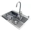 Комплект мийка + змішувач Romzha Arta U-600S (C) - мініатюра 1