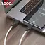 Дата кабель Hoco X90 Cool silicone Type-C to Type-C 60W (1m) White - мініатюра 4