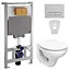 Комплект инсталляция Volle Master 141515 + унитаз Kolo Idol M1310000U с сидением полипропилен, Белый - миниатюра 1