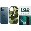 Захисна гідрогелева плівка SKLO Back (тил+грані без кутів+лого) Camo для Apple iPhone 13 mini (5.4) Зелений / Army Green - мініатюра 1