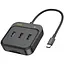 Конвертер хаб Hoco HB38 Easy link 7-in-1 Multiport адаптер (HDTV + SD / TF + Usb3.0 + Usb2.0x2 + PD 100 W) - миниатюра 1