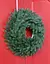 Венок хвойный рождественский Hvoya Traditional литой зеленый 60 см - миниатюра 2
