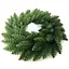 Вінок новорічний різдвяний Hvoya Elegant зі штучної хвої зелений 50 см - мініатюра 2