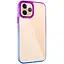 Чехол Epik TPU+PC Fresh sip series для Apple iPhone 11 Pro 5.8 Синий/Фиолетовый - миниатюра 1