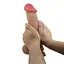 Фалоімітатор Baile Sliding Skin Bendable 10.2'' 26 см тілесний - мініатюра 7