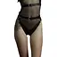 Гартери Feral Feelings - Belt Briefs, трусики, натуральна шкіра, колір чорний - мініатюра 1
