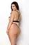 Боди Passion Viena Body beige контрастное бантики вставка-сетка открытые ягодицы 4XL/5XL - миниатюра 2