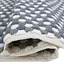 Рушник для ніг Lotus Home - Ruta grey сiрий 50x80 - мініатюра 2