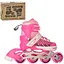 Ролики Profi A4137-XS-P діаметр коліс 64 мм розмір регульований 27–30 рожеві - мініатюра 5