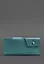 Женское кожаное портмоне-купюрник 8.0 бирюзовое - миниатюра 4