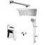 Душова система прихованого монтажу Imprese Praha new SET20220105, Хром - мініатюра 1