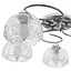 Люстра потолочная Brille в спальню E27 60W CH (LK-591C/5) - миниатюра 2