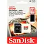 Карта памяти MICRO SDHC 32GB UHS-I SDSQUA4-032G-GN6IA SANDISK - миниатюра 2