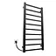 Электрический полотенцесушитель Kosser Лофт 1000x500 EL тайм. черный ДЛФ03EL, Черный матовый, Левое - миниатюра 1