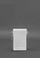 Кожаная сумка-чехол для телефона белая - миниатюра 4