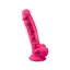 Вибратор Silexd Dildo Model 1 Size 8" LRS, 20 см (розовый) - миниатюра 2