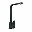 Змішувач для кухні Platinum 179 NES (3007) Антрацит Чорний - мініатюра 1