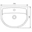 Раковина Kolo Status 55x43 2321550UA, Білий - мініатюра 2