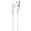 Кабель Proove Soft Silicone USB to Lightning 2.4A (2m) white - мініатюра 1