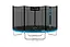 Батут із внутрішньою сіткою THUNDER OUTSIDE PRO 14FT 427 см Black/Blue - мініатюра 1