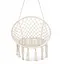 Крісло-гойдалка 4FIZJO Boho Dream 80 см підвісна, плетена Beige (P-5905973404518) - мініатюра 1