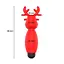 Вибратор для клитора Erospace Sweet Play Mini Reindeer Vibrator A10 8.8 см красный - миниатюра 5