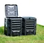 Компостер садовий Prosperplast MODULE COMPOGREEN 800 л, чорний - мініатюра 3