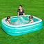 Надувний басейн сімейний 54005(Green) прямокутний 201 x 150 x 51 см 450 л - мініатюра 3