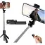 Трипод монопод XO SS09 Multifunctional remote control selfie-stick штатив для селфі з пультом чорний (6920680828289) - мініатюра 5