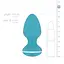 Анальна пробка Cala Azul Blanca Vibrating Anal Plug 8.3 см (бірюзовий) - мініатюра 6