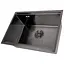 Кухонна мийка під стільницю чорне 1.5 мм з PVD покриттям Nett NB-5742, Чорний - мініатюра 2
